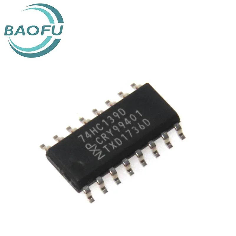 Newly imported original 74HC139D SOIC-16 dual 2 to 4-wire decoder/multiplexer