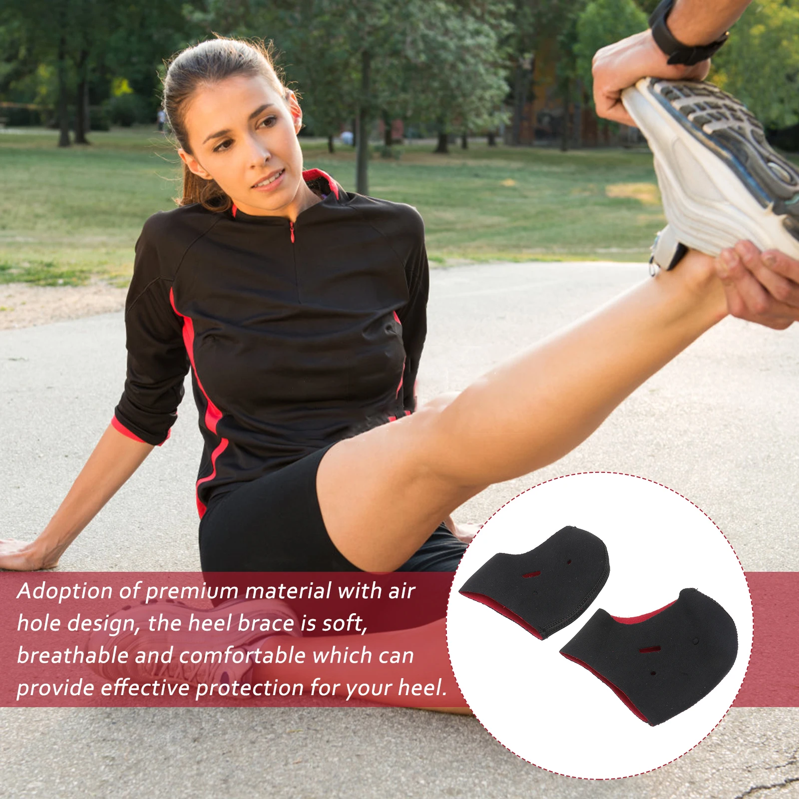 2 قطعة التهاب اللفافة الأخمصية كعب لتخفيف الآلام القدم قوس دعم دعامة الكاحل تنفس قسط المواد نعل داخلي تقويمي