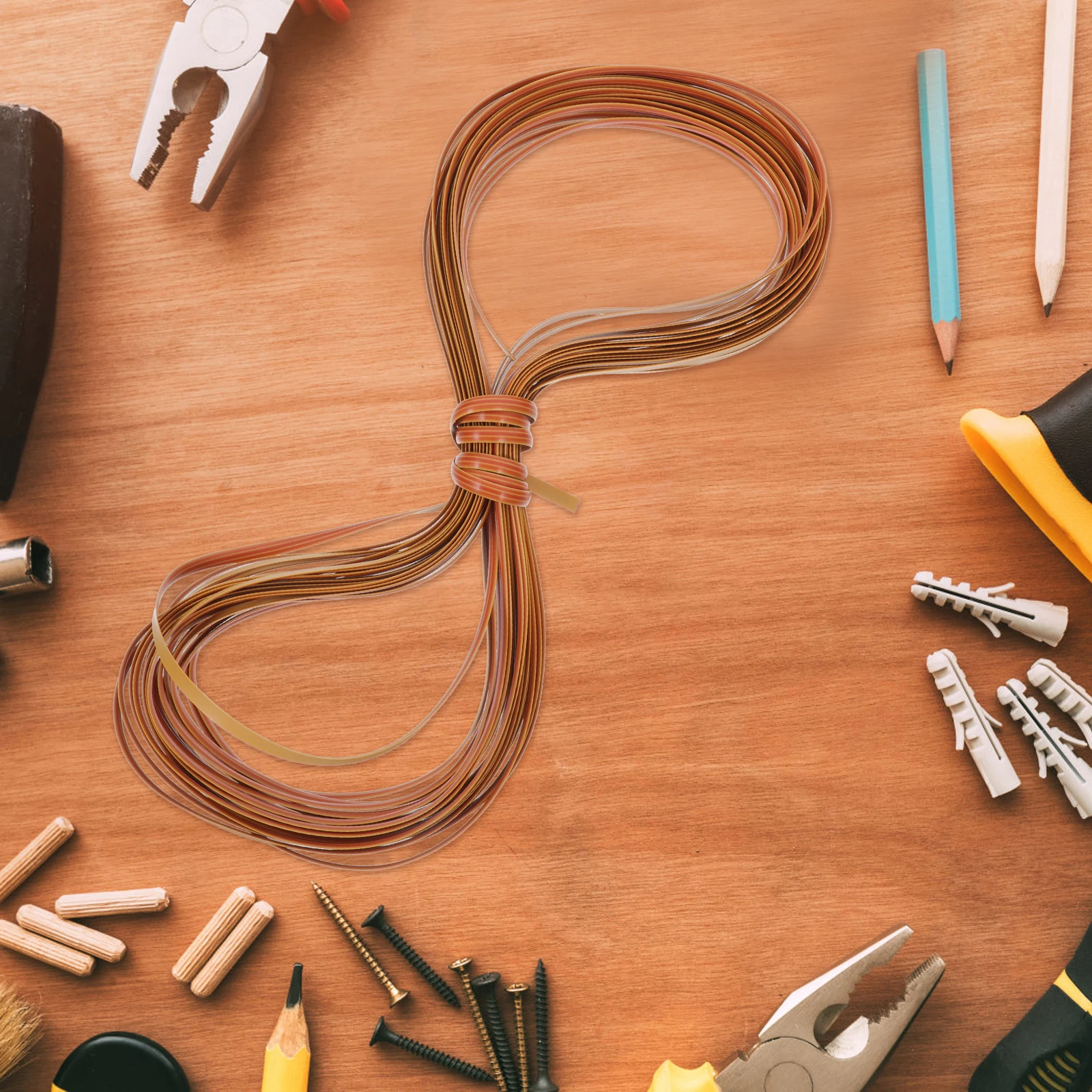 

1 Roll Multi-Functional Plastic Rattan Repair Kit Durable Cane Material For Chair Balcony Furniture Diy Weaving Baskets