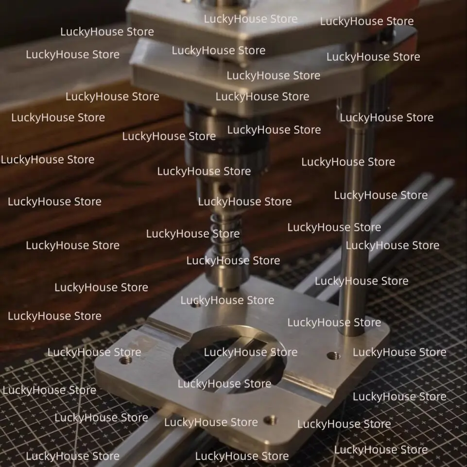 Drill Press Stand Vertical Drilling Guide for Handheld Electric Drill Aluminum Profile DIY Woodworking Drill Holder