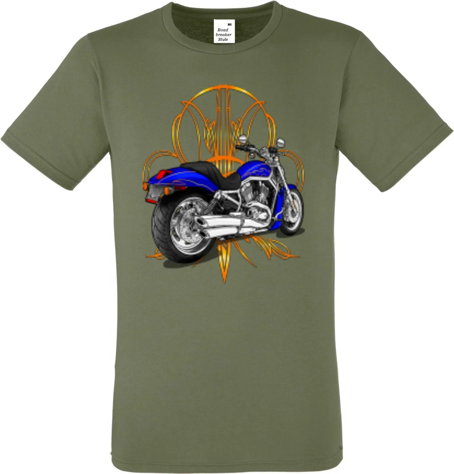 

Old School Motorcycle V-twin Engines Chopper Biker T-Shirt 100% Cotton O-Neck Short Sleeve Summer Casual Mens T-shirt Streetwear
