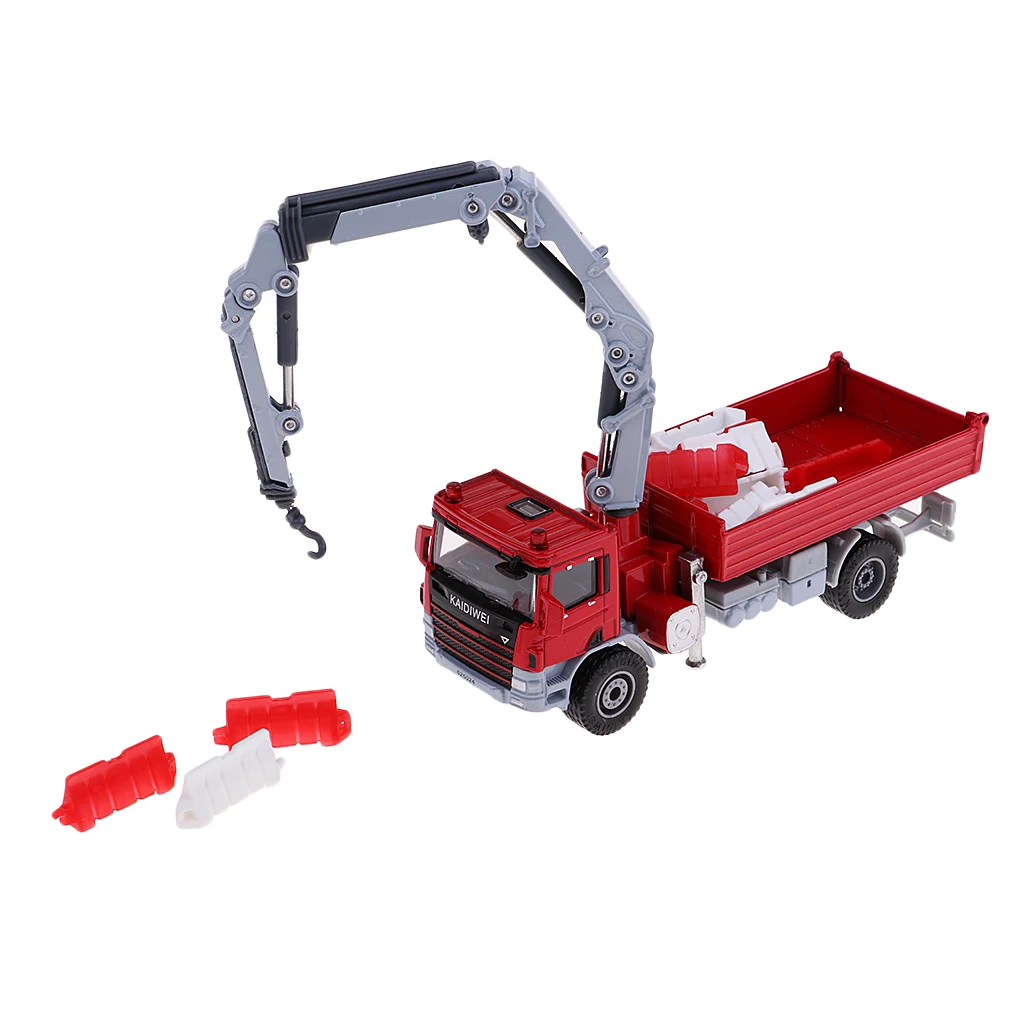 

1:50 Model Car Crane Truck Die-cast Transport Vehicle Children' 13.9x4.8x7.8cm