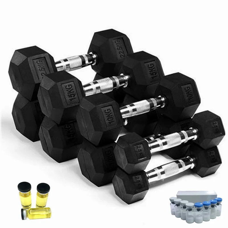 Gym Dumbbell Bodybuilding Fitness 6kg Muscle Gain Dumbbell Tanning Peptide Vials Cheap Price