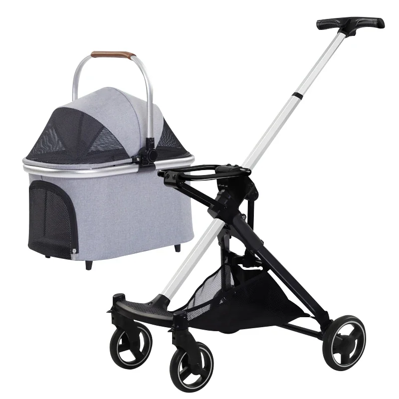 Portable Trolley Stylish Pet Stroller Removable Stroller For Pets