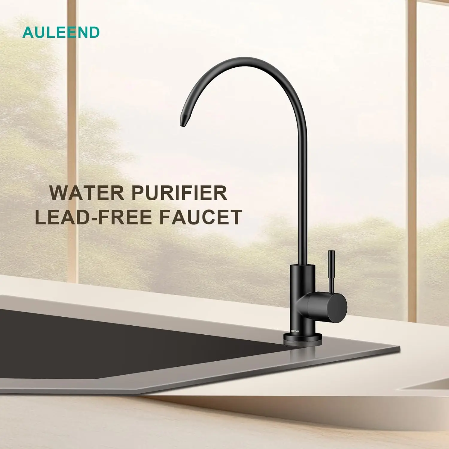 Messing omgekeerde osmose kraan, gootsteenwaterfiltersysteem, geschikt voor de meeste omgekeerde osmose- of waterfiltratiesystemen, keuken b