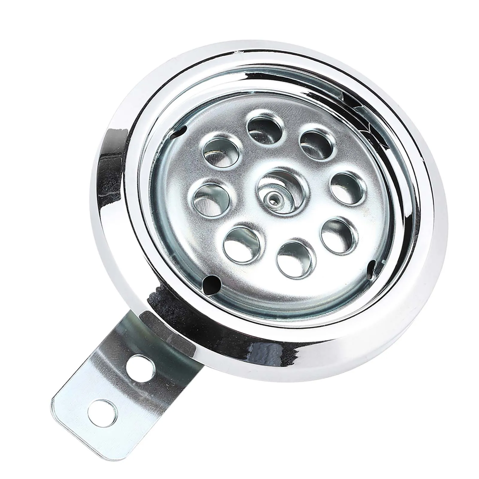 Universial Motorcycle Horn Waterproof 105dB Loud 12V 85mm W/Honeycomb Chrome Cover