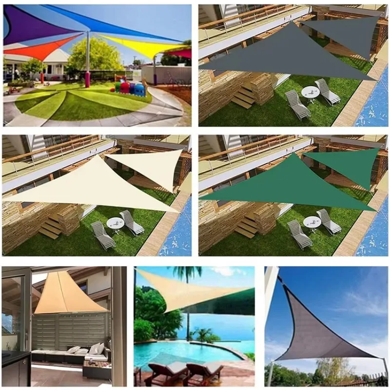 Polyester Waterproof Sun Shade Netting  Suppliers 2.5x3m Outdoor Sun Shade Sail