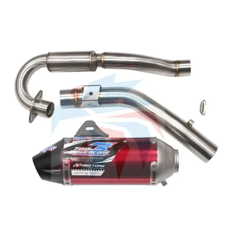 Selo silenciadores de escape de motocicleta de alto desempenho para honda crf230f crf250f 2003 a 2013 sistema de escape muffle de aço inoxidável