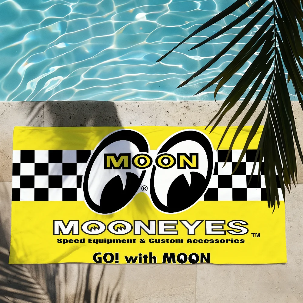 M-MoonE-eyes Bath Fashion Towel Quick Drying Beach Towels Are Suitable For Swimming Pools Camping Yoga And The Gym