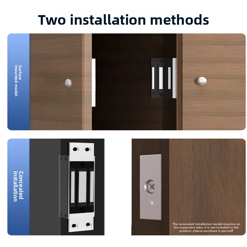 KOB Access Control Magnetic Electric Control Lock 60kg Electromagnetic Delayed Feedback Electric Lock Single Double Door Lock