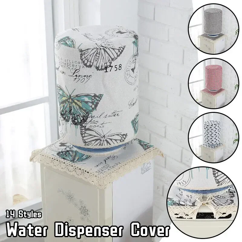 2pcs/Set Water Bottle Dispenser Dust Proof Cover Indoor Protector Cloth Case Dispenser Barrel Canister Bucket Dust Protector