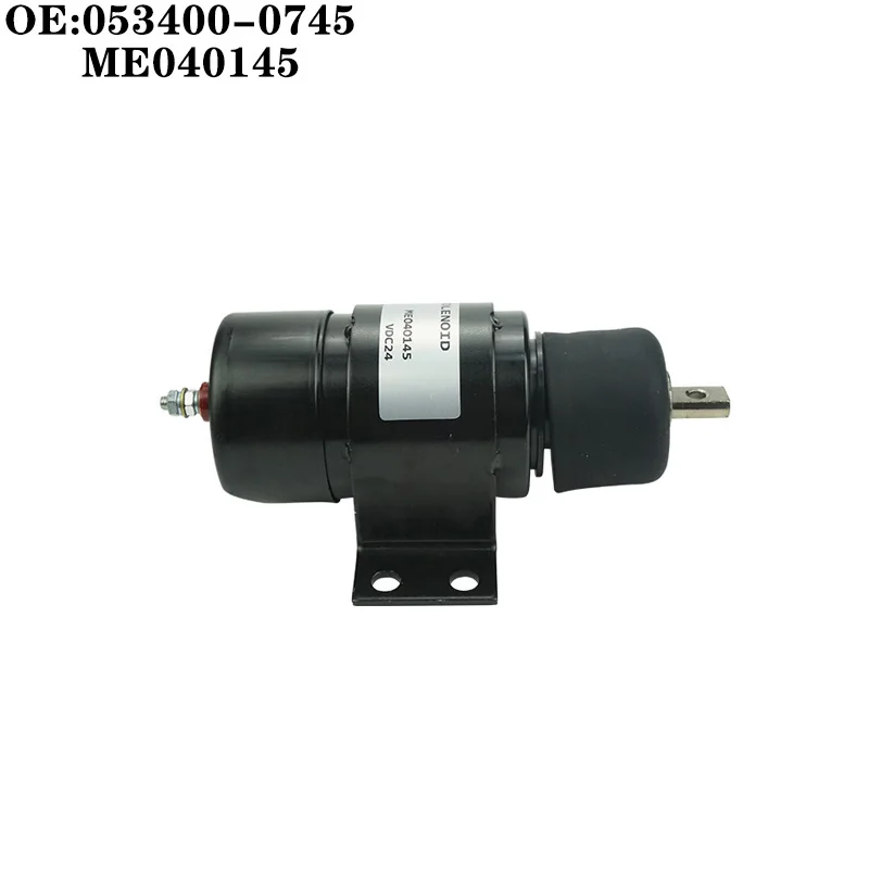 Suitable for Kato HD250 450 HD800 900 excavator accessories flameout solenoid valve ME040145 053400-0745