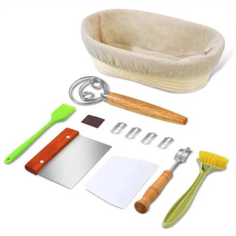 Bread Baking Supplies Rattan, Fermentation Basket Tool Set