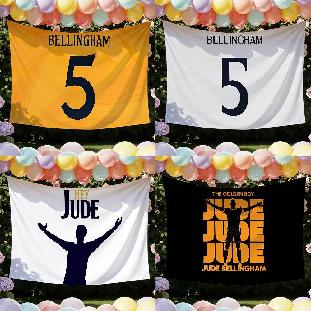 J-Jude B-Bellingham NO.5 10 Funny Flags for Bedrooms Home Decor Items Outdoor Decors Garage Decoration Flaga