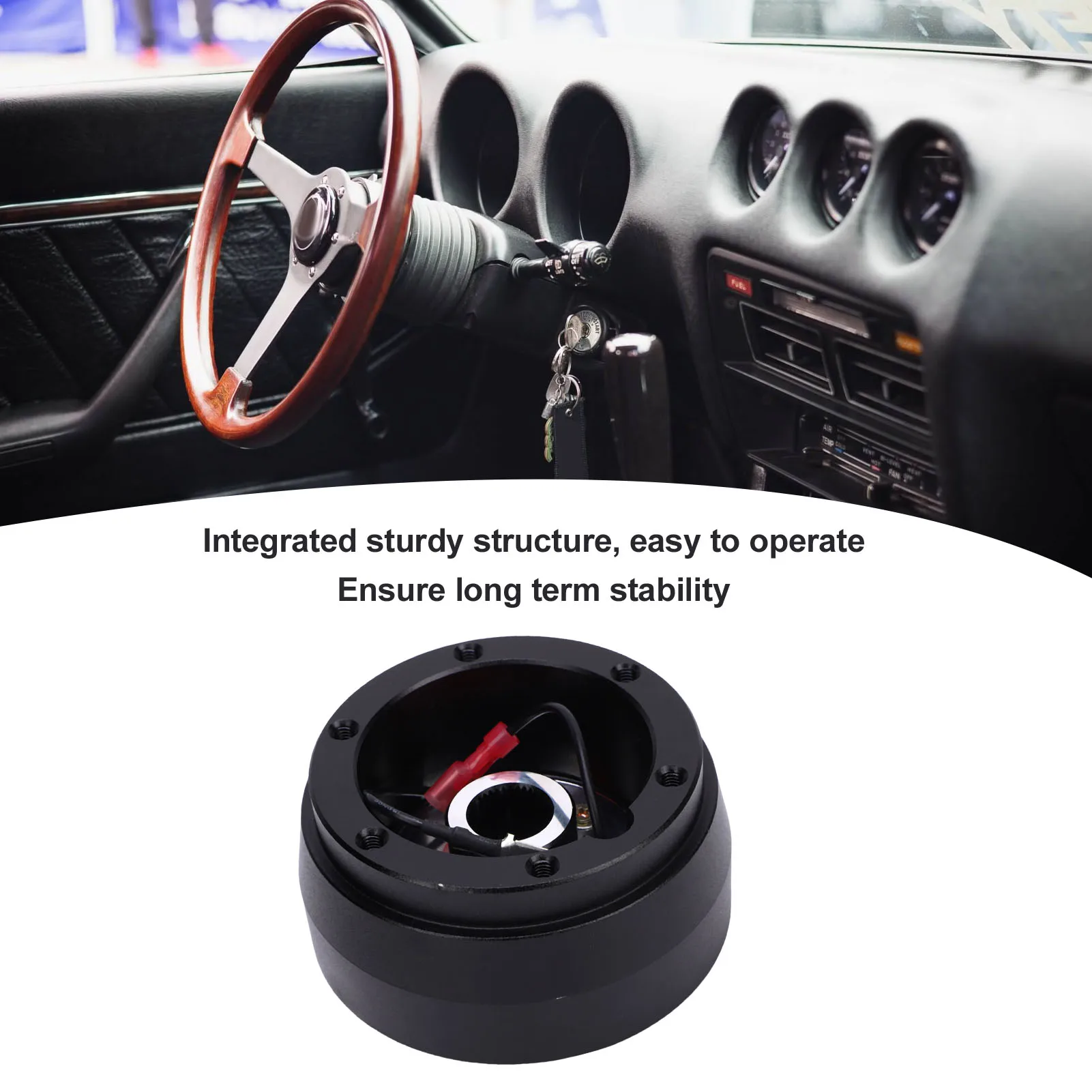 142H Car Steering Wheel Hub Adapter Automotive Interior Parts Replacement For Datsun 510 620 720 240Z 260Z 280Z - view 2