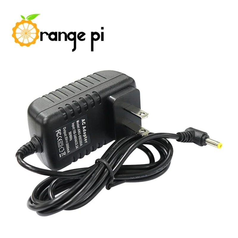 ORANGE Pi 5V/3A แหล่งจ่ายไฟ US ชาร์จ AC เข้าไปในรุ่น DC สำหรับบอร์ด Pi สีส้ม