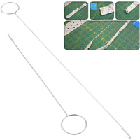 1/2Pcs Sewing Loop Turner Hook Stainless Steel,for Fabric Belt Strips Long Tuber Handmade,DIY Quitling Tool Knitting Accessories