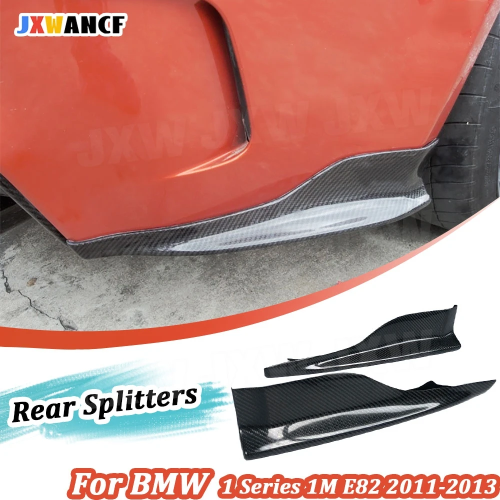

JXWANCF автомобильный задний бампер, диффузор, разветвители для BMW 1 серии 1M E82 M Coupe 2011-2013 Cupwings из углеродного волокна/FRP