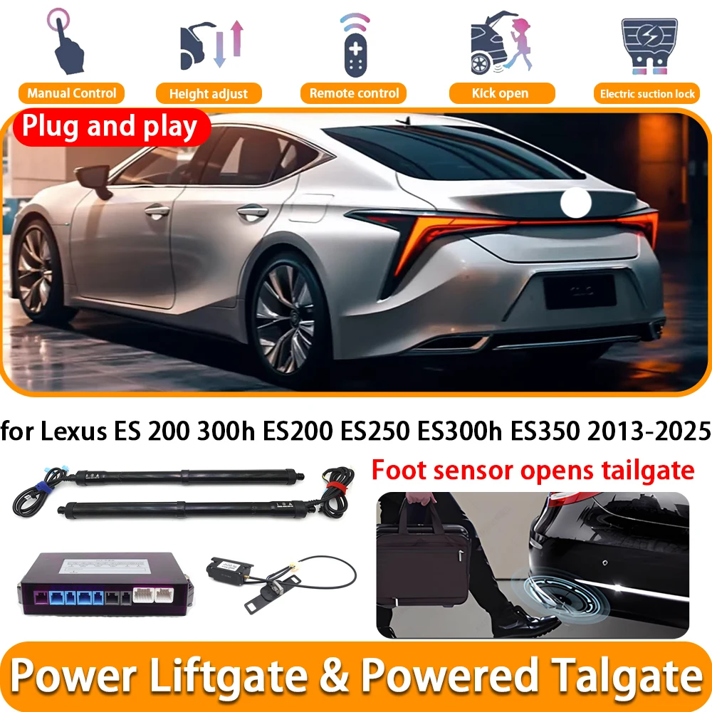 for Lexus ES 200 300h ES200 ES250 ES300h ES350 2013-2025 Electric Automatic Powered Tailgate Power Liftgate System Trunk Lift