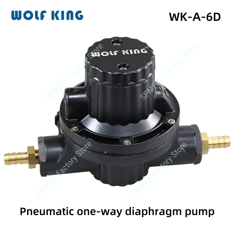 Wolfking WK-A-6D Pneumatic One-way Diaphragm Pump Ink Glue Carton Packaging Printing Machine Aluminum Alloy Water Ink Pump