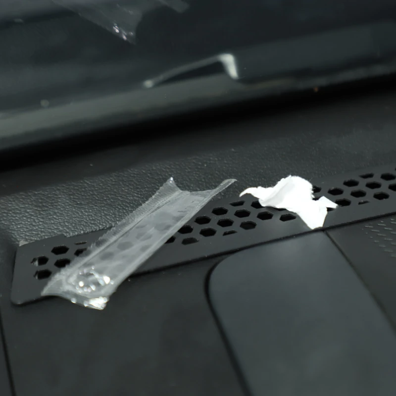 

Gao Ruying For Haval Mastodon 23-25 Stainless steel Car Central Control Dashboard Air Outlet Mesh Cover Interior Car Accessories