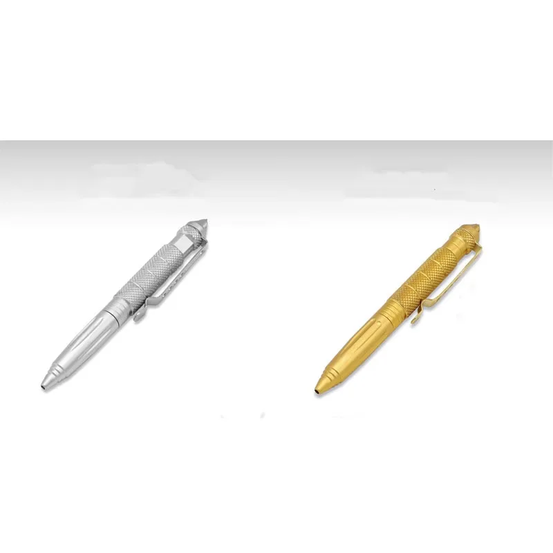 1-4 Stück Taktischer Stift Multifunktional aus Aluminiumlegierung für Outdoor-Camping Sicherheit Überlebens-Taktikwerkzeug Notfall-Glasbrecher-Stift