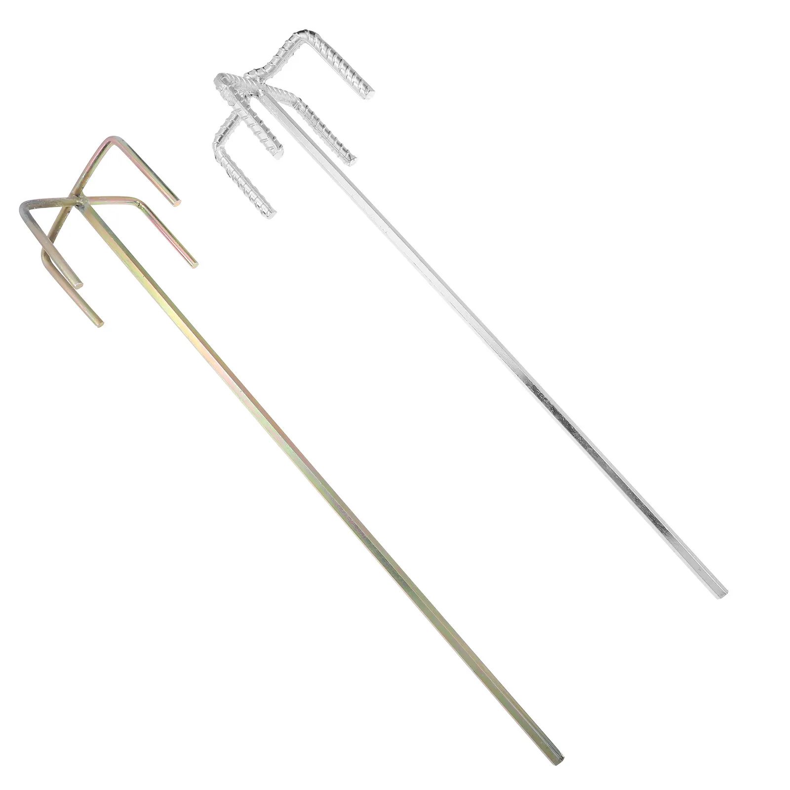 

2Pcs Hexagon Stirring Rods Heavy Duty Rust Resistant Long Service Life Cement Paint Mixing Sticks for Drill Head Mixer