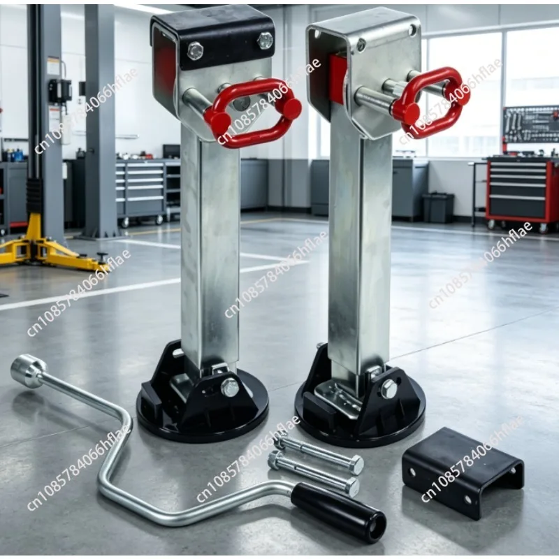 90 Degree Folding RV Stabilizer Legs, Drop Down Corner Steady Support Stands For Caravan Motorhome Camper Parking