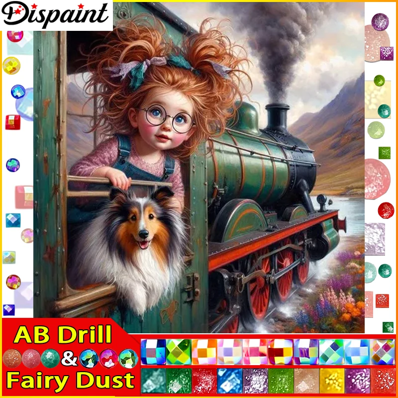 Dispaint Fairy Dust AB 5d Diamond Painting Full Square/Round 