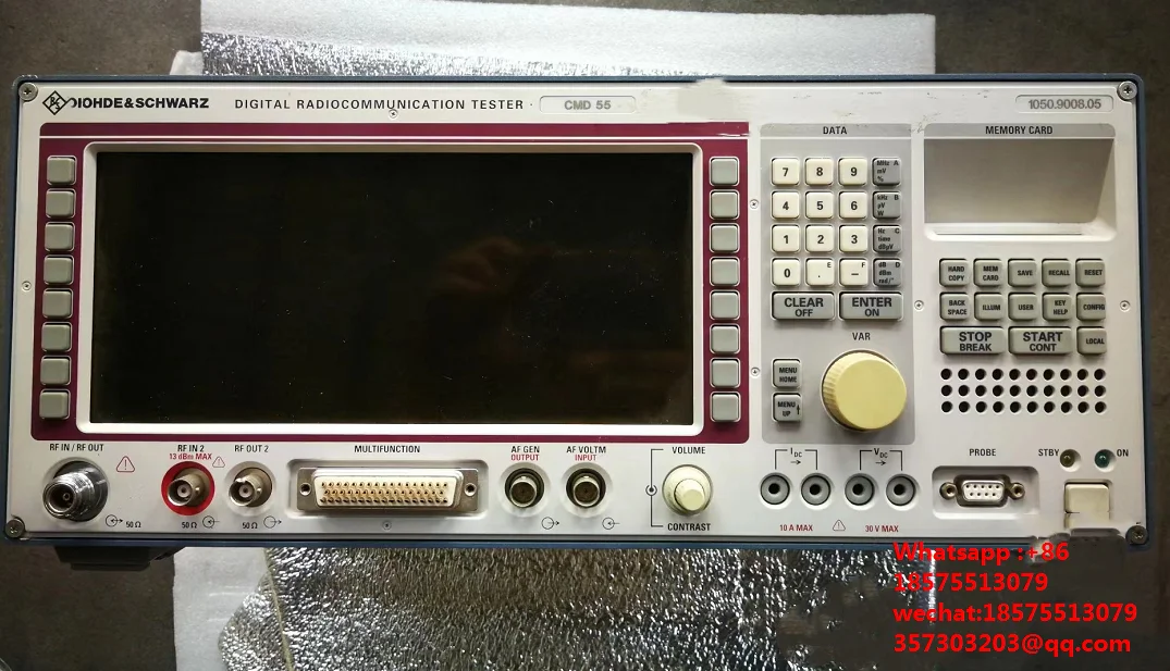 

For Rohde Schwarz CMD55 Comprehensive Parameter Tester. STOCK#I13 Original Used