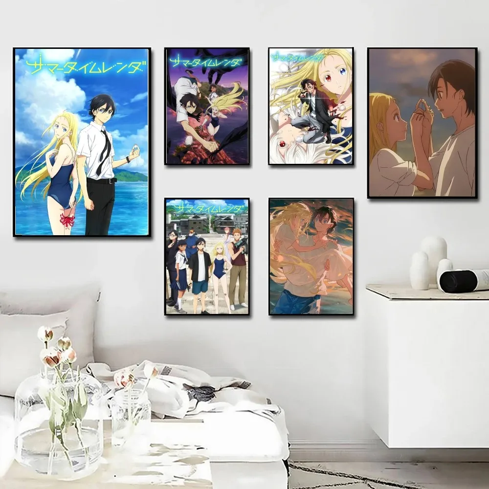 1pc Summer Time Rendering Anime Poster Poster Art Print Bar Living Room Furniture Decor