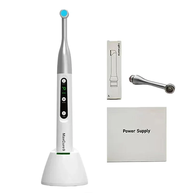 MaxCure9 Dental Drahtlose LED-Härtungslampe Photopolymer UV-härtendes Harzlicht Hochleistungs-2300 mW/cm2 Zahnheilkunde-Härtungsmaschine – Detail 8