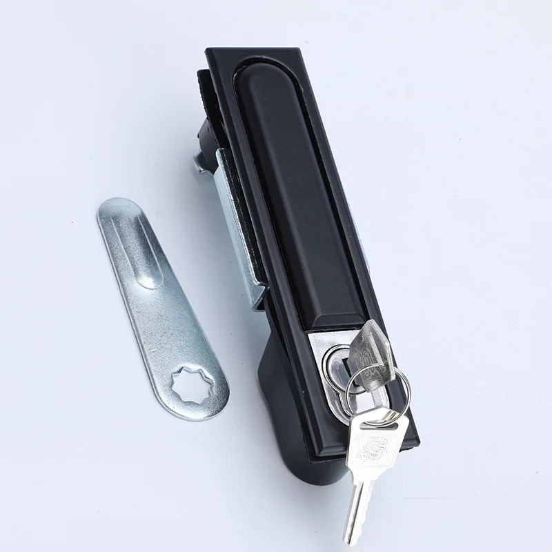 Factory direct sales MS490-1 switch control cabinet lock iron cabinet square cabinet lock distribution box flat lock