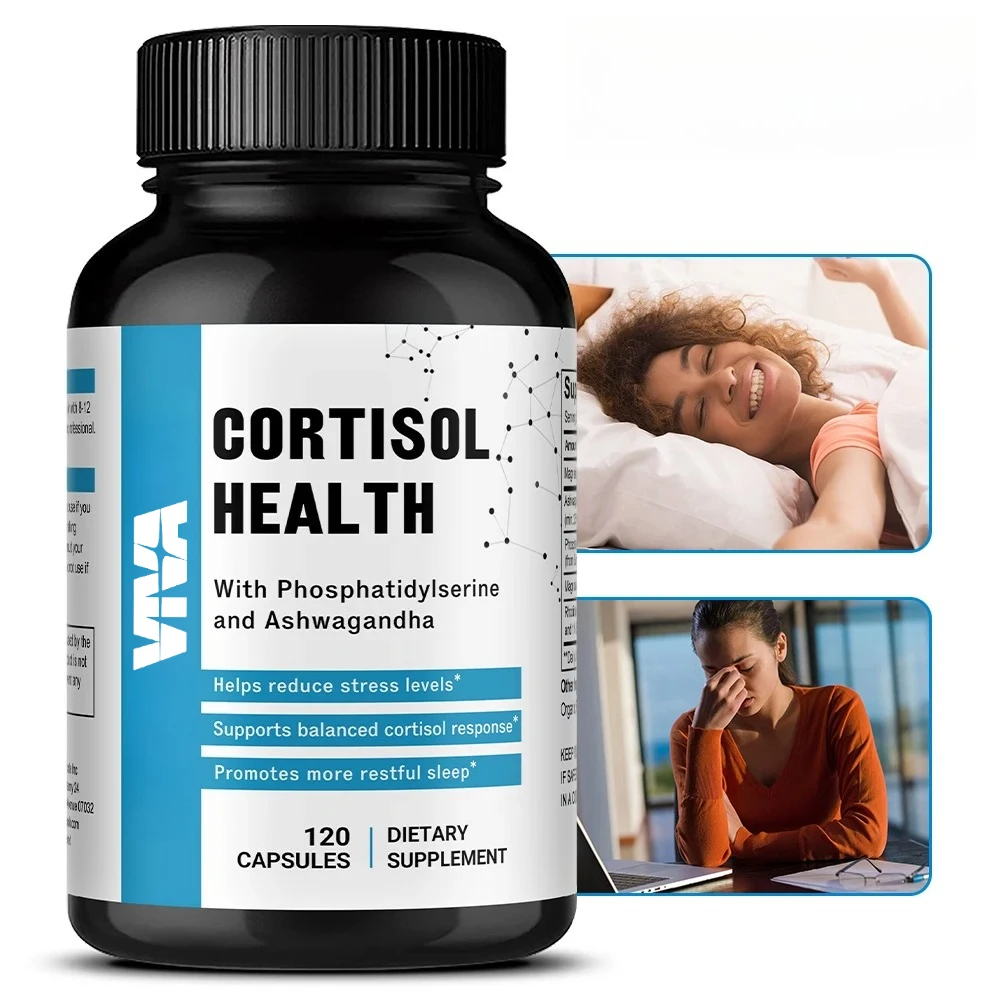 Cortisol Health – Stress Relief,Balanced Cortisol Response,Relaxation & Deep Sleep,with Phosphatidylserine,Magnesium,Ashwagandha