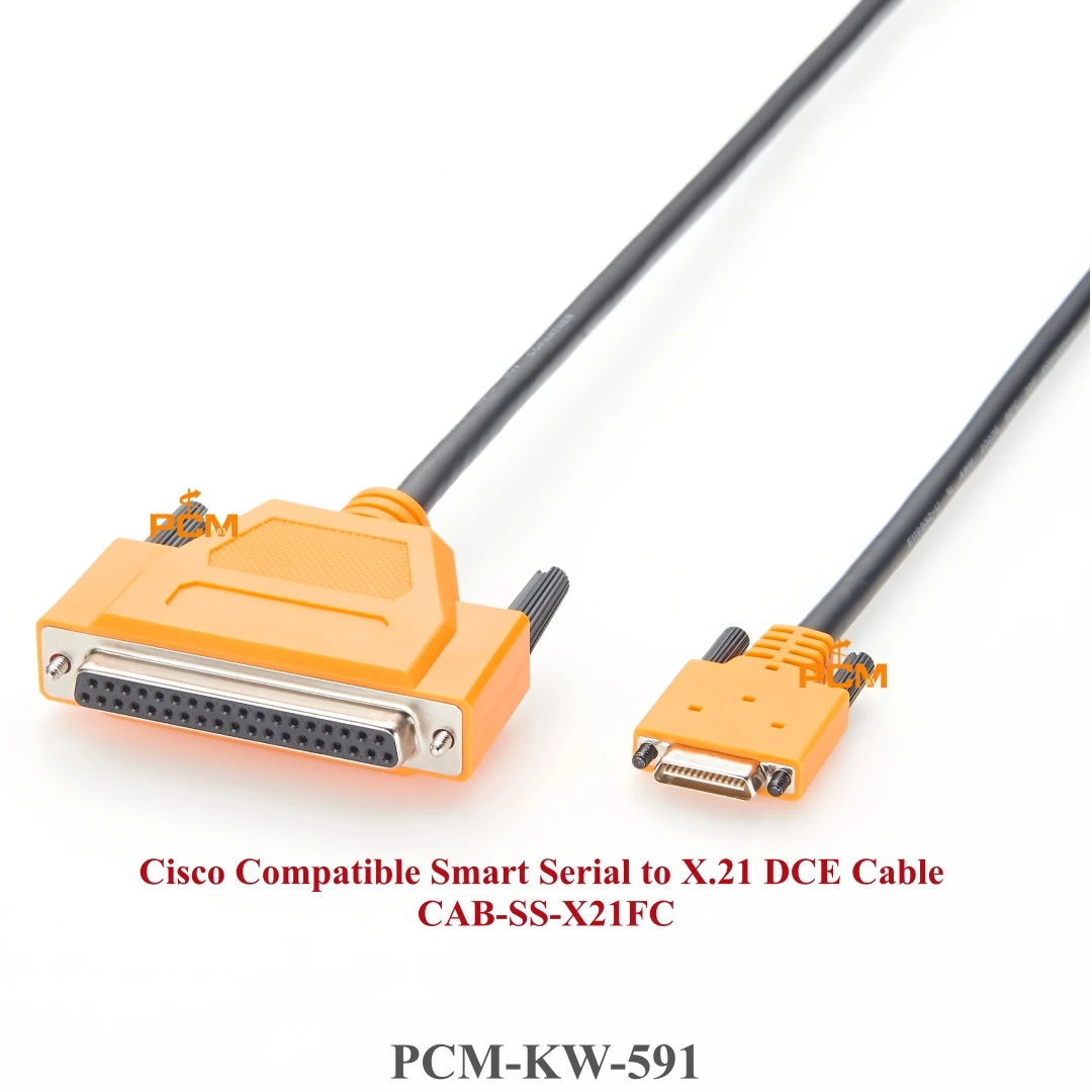 Cisco Compatible Smart Serial to X.21 DCE WAN Cable CAB-SS-X21FC for Cisco Routers & Access Servers network