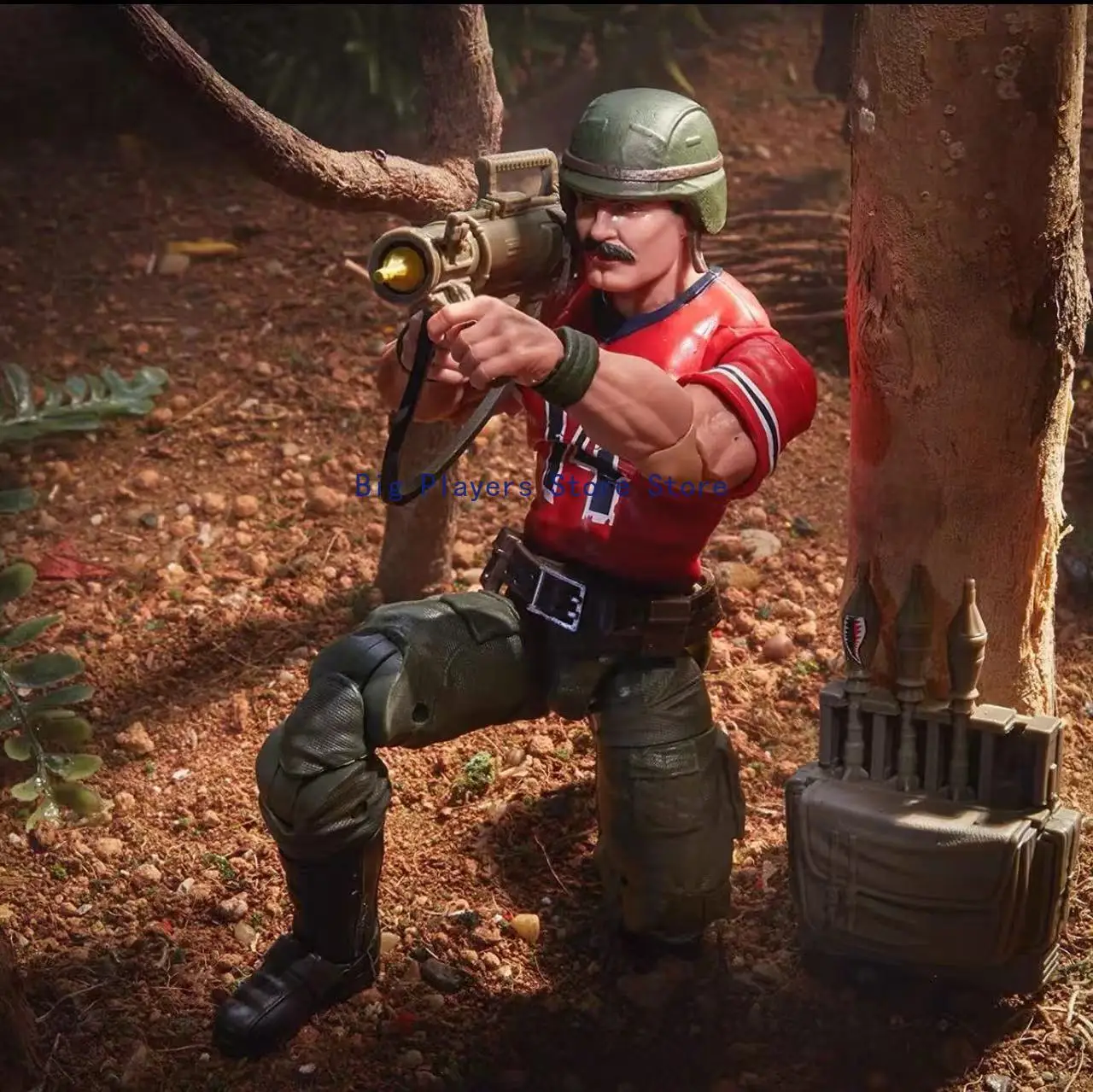 

Hasbro Special Forces G.I.Joe Rocket Launch Bazdoka Red Edition Bazdoka 6-inch Action Figure