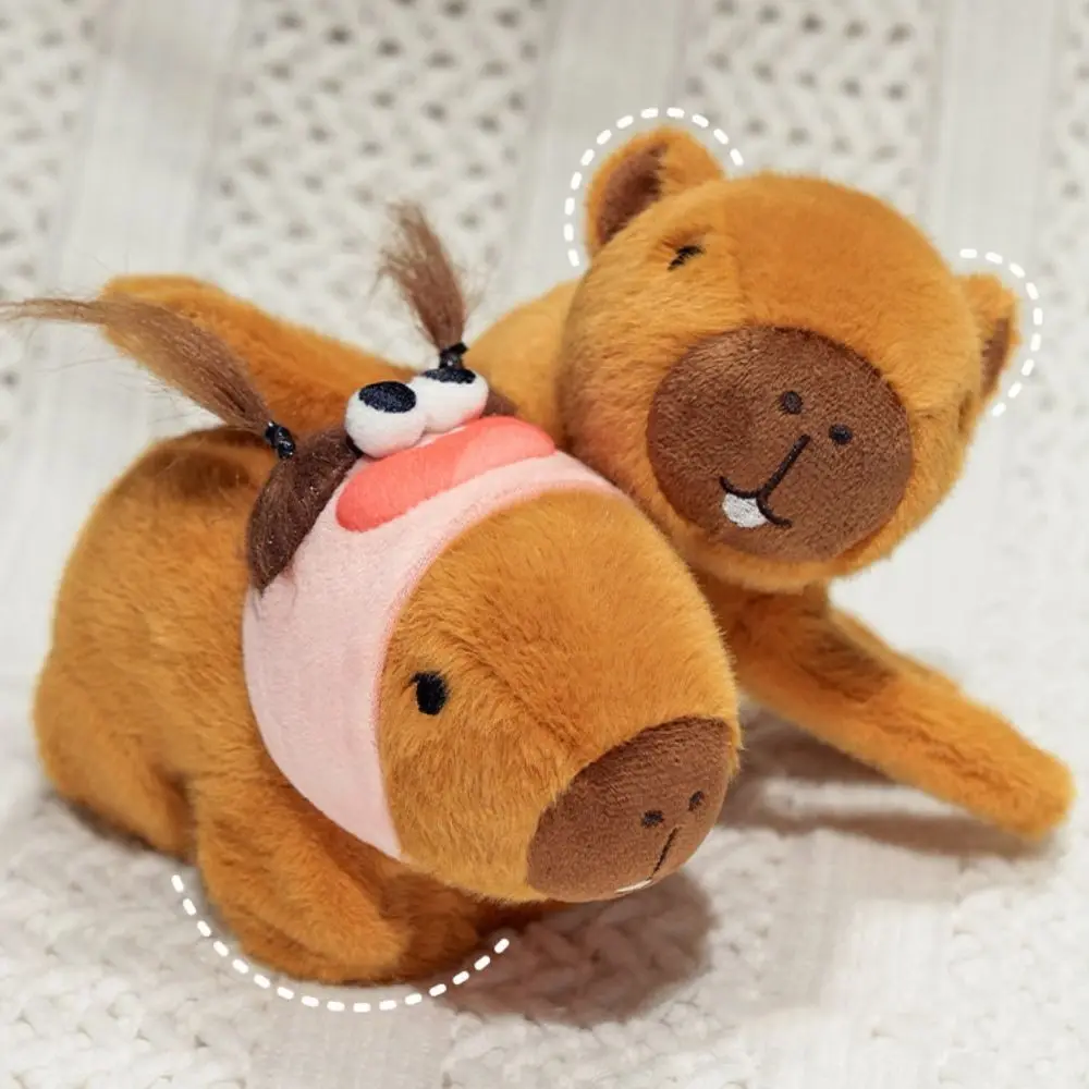 จําลอง Capybara Slap สร้อยข้อมือนาฬิกาข้อมือสไตล์การ์ตูนหนูตุ๊กตา Plush Slap สร้อยข้อมือน่ารัก Capybara Plush สายรัดข้อมือ