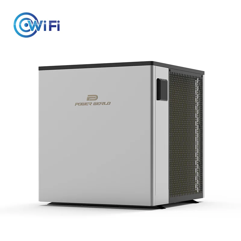 Rohs High COP air source DC inverter pool heater 28kw big swimming pool heat pump wifi