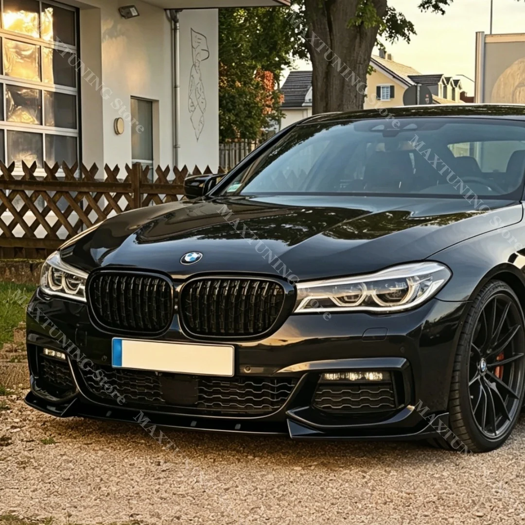 Front Bumper Lip Splitter Spoiler Diffuser Guard Trim For BMW 7 Series G11 G12 730Li 740Li 750Li Pre-Facelift M Sport 2016-2018