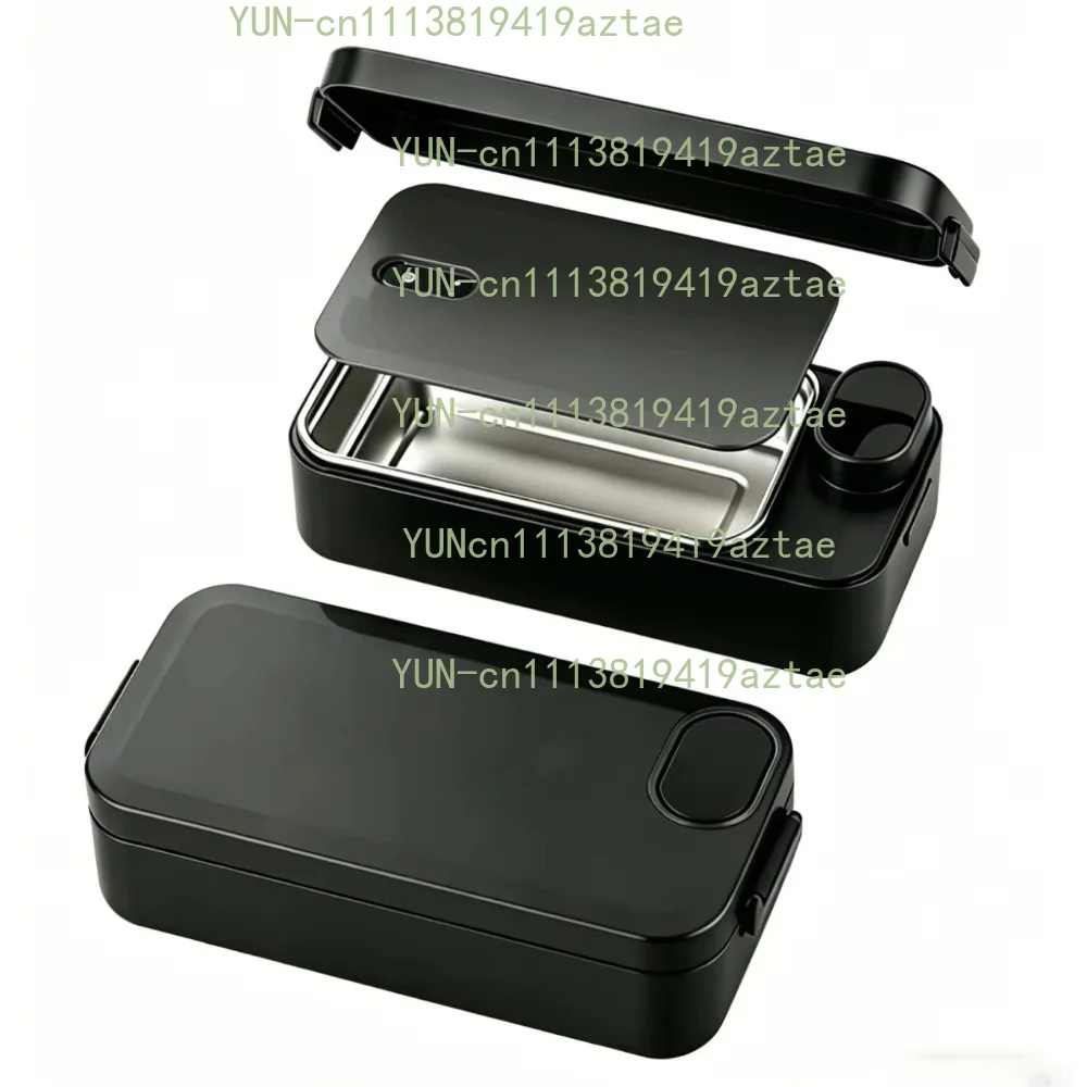 New electric lunch box 304 water free insulated lunch box USB charging outdoor portable heating lunch box