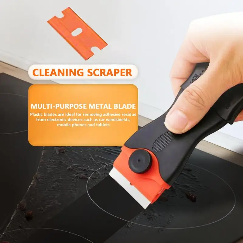 Glass Scraper For Car Glue Scraper Remover Tool Floor Seam Cleaning Tools Fish Tank Windshield Outdoor Advertising Scraping Tool
