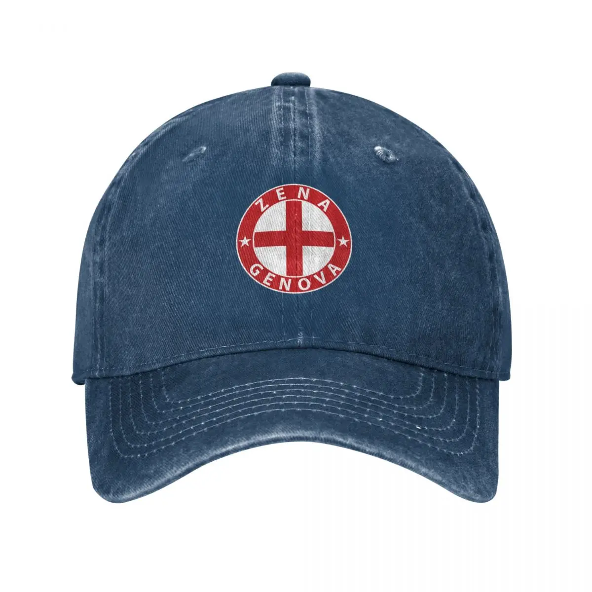 Genoa flag coat of arms Baseball Cap black Sun Cap Sports Cap funny hat Men's Women's