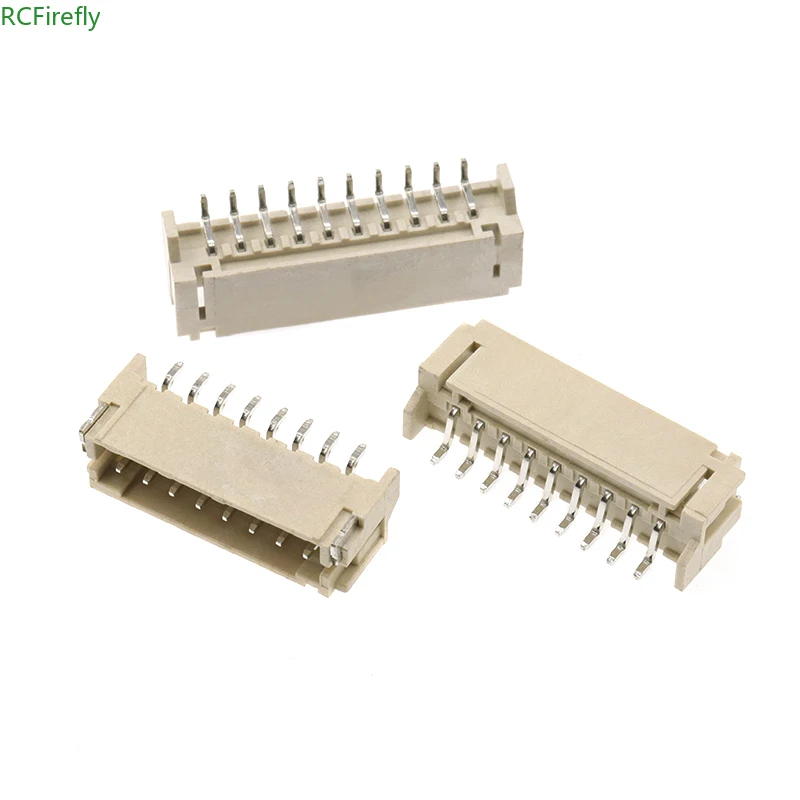 Ph2.0 horizontal socket spacing 2mm patch socket pin connector 2p/3/4/5/6/8/9/10pin SMT SMD plug 10 pcs/set