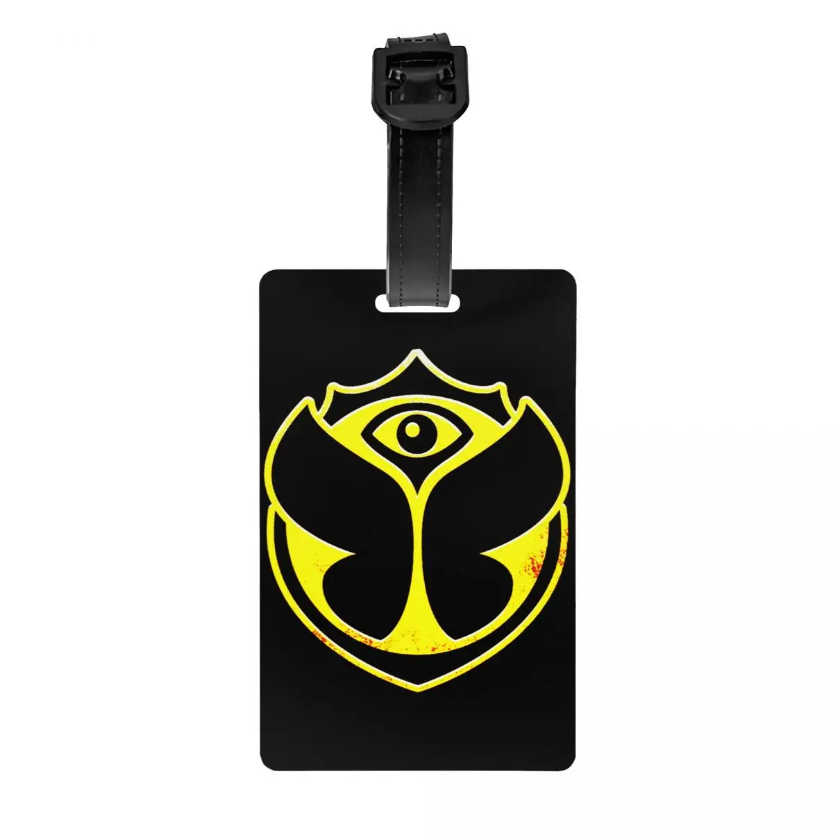 Custom Tomorrowland Luggage Tags for Suitcases Belgian Electronic Dance Music Festival Privacy Cover ID Label