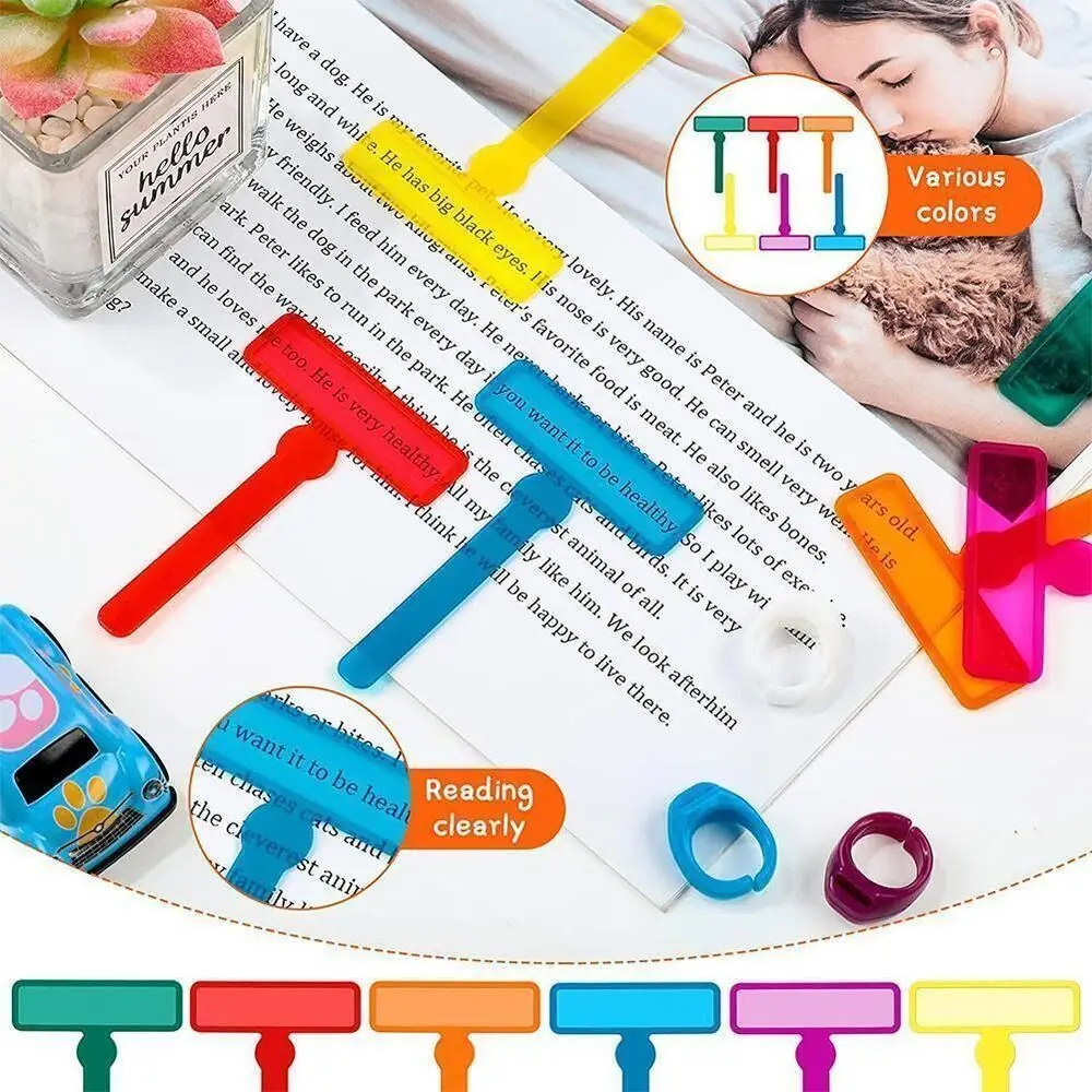 Creative Autism Early Readers Reading Magnifier Guided Reading Strips Finger Reading Stick ADHD Tools Dyslexia Tools