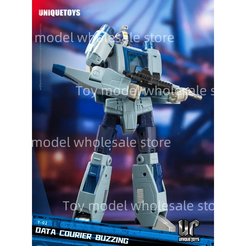 Unikalne Zabawki UT Y-02 Y02 Transformacja Blurr DATA COURIER BUZZING Model Kolekcja Figurka Akcji