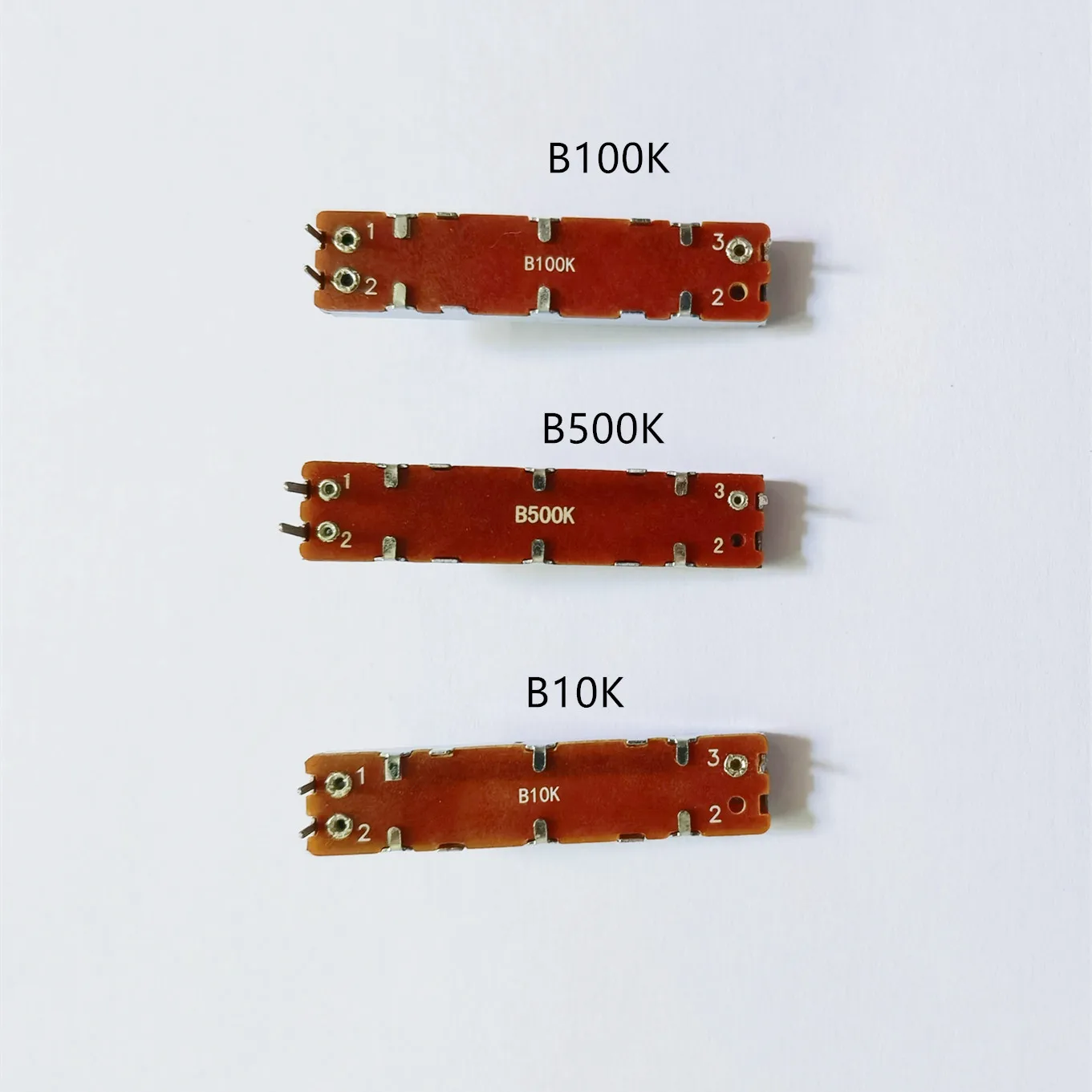 Original new 100% straight sliding potentiometer long 45MM wide 9.5MM handle height 10MM resistance value B10K A20K B500K SWITCH