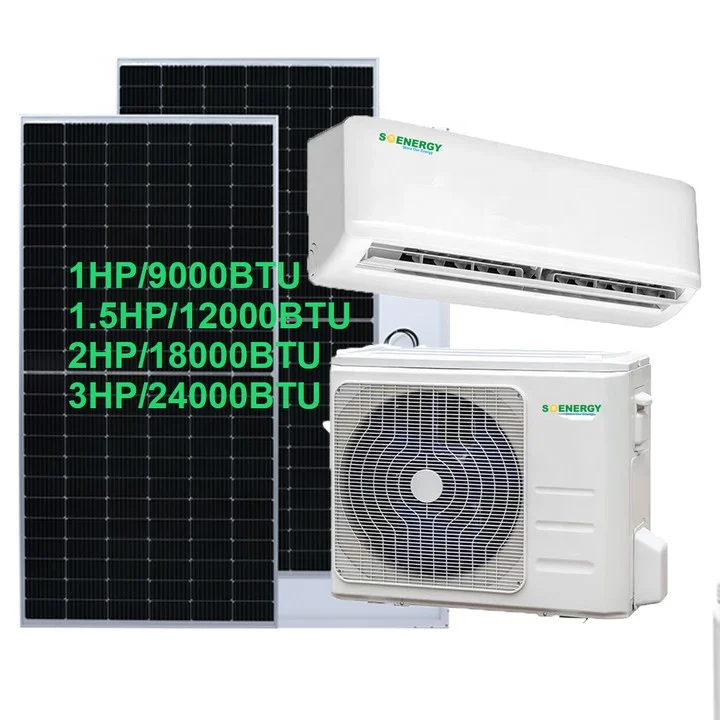 Aire acondicionado Solar de 18000btu, el mejor precio, aire acondicionado directo con energía Solar, sistema de aire acondicionado de energía renovable AC/DC