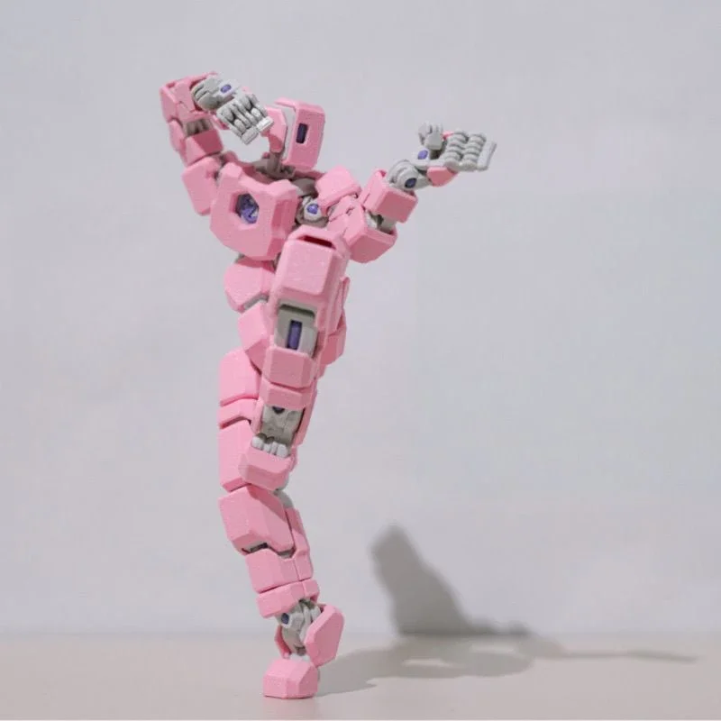 Multi-jointed Movable Robot Ornaments 3d Printed Mannequin Dummy Action Figures Kids Adults Parent-children Gifts Home Decor ﻿
