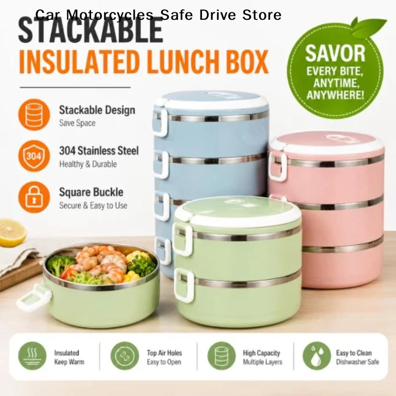 【M】410 Paslanmaz Çelik Sıcak Y - Bento Box Two Tier incelemesi ve fiyatı